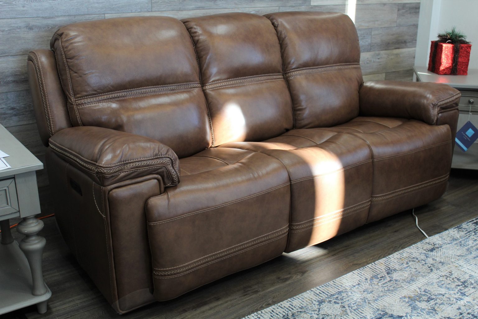 Flexsteel Fenwick Power Reclining Sofa w/ Power Headrests Laber's
