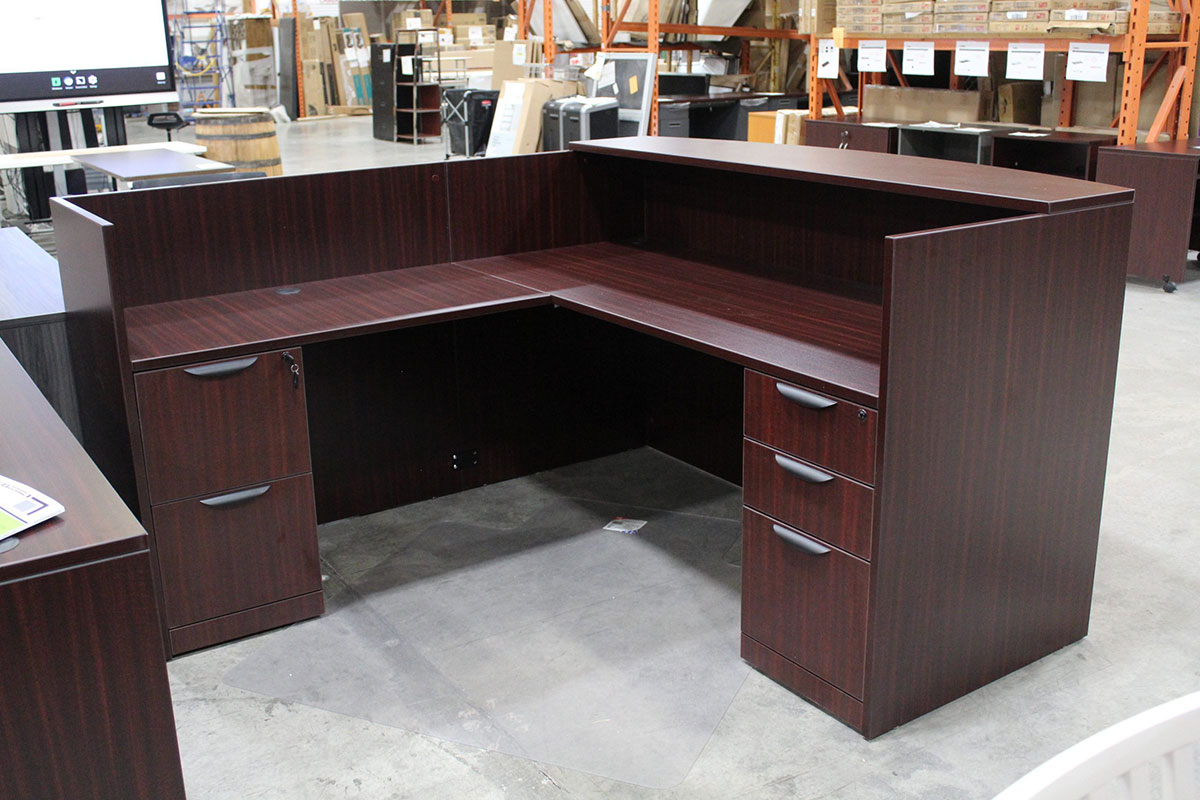 Alera Valencia Series Reception Desk, 