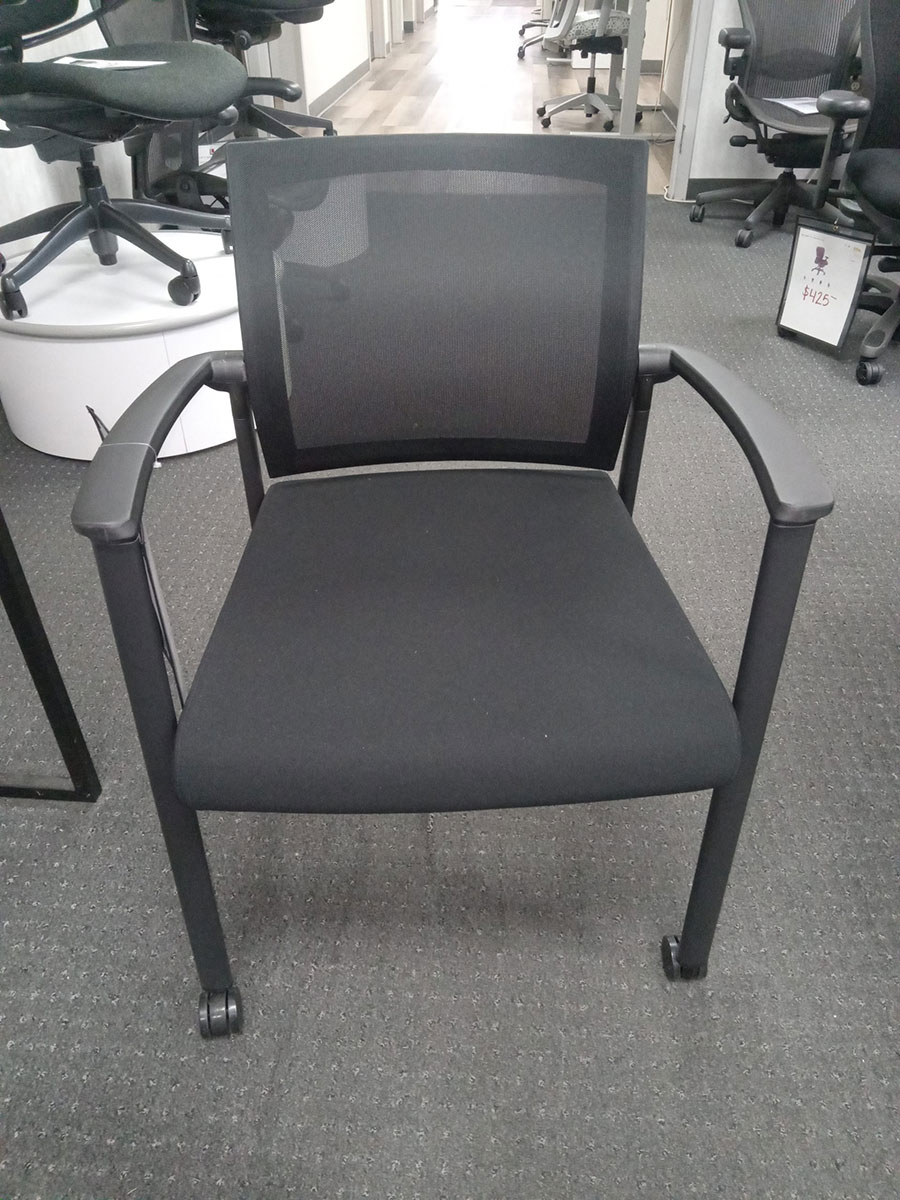 Oslo Guest Mesh Back Stacking Side Chair 